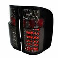 Overtime LED Tail Lights for 07 to 11 Chevrolet Silverado, Smoke - 10 x 21 x 27 in. OV2468249